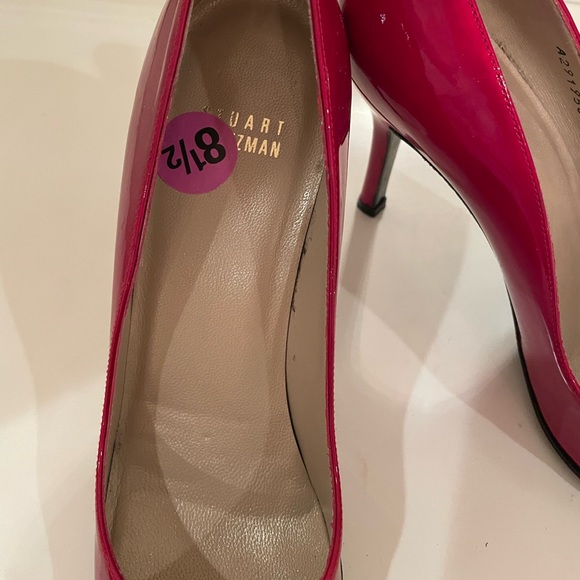 stuart Weitzman real red patent leather heels - Picture 2 of 3